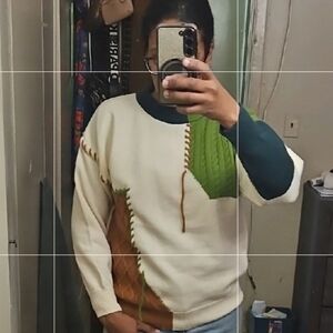Colorblock Sweater for Men